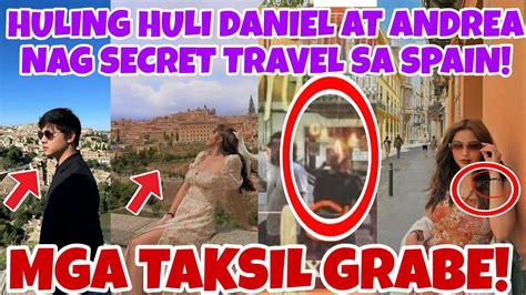 andrea brillantes scandal photo|Daniel Padilla and Andrea Brillantes' Photos Taken in Spain .